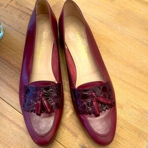 Salvatore Ferragamo Genuine Leather Loafers. Gently used in great condition.